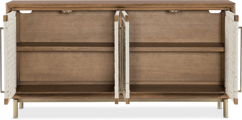 Hooker Furniture Living Room Commerce and Market Savana Woven Front Credenza