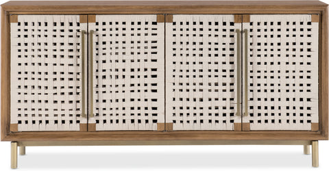Hooker Furniture Living Room Commerce and Market Savana Woven Front Credenza