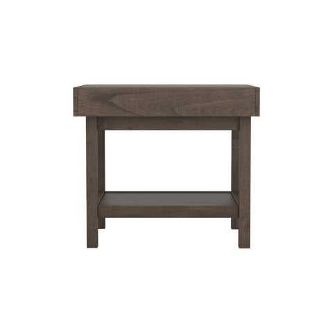 Coaster Owen Rectangle End Table with Shelf Wheat Brown Model 723117