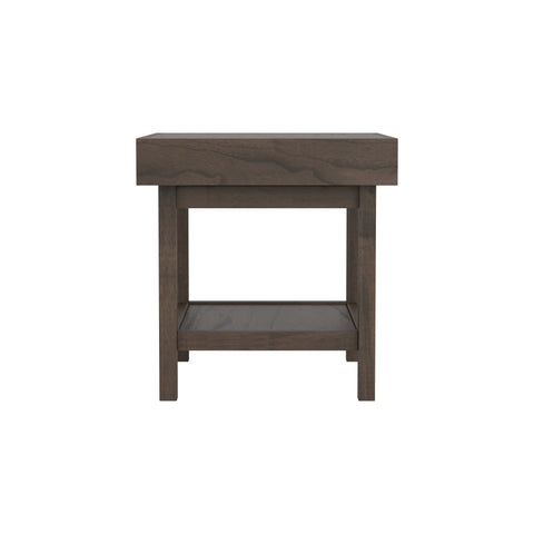 Coaster Owen Rectangle End Table with Shelf Wheat Brown Model 723117