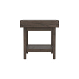 Coaster Owen Rectangle End Table with Shelf Wheat Brown Model 723117