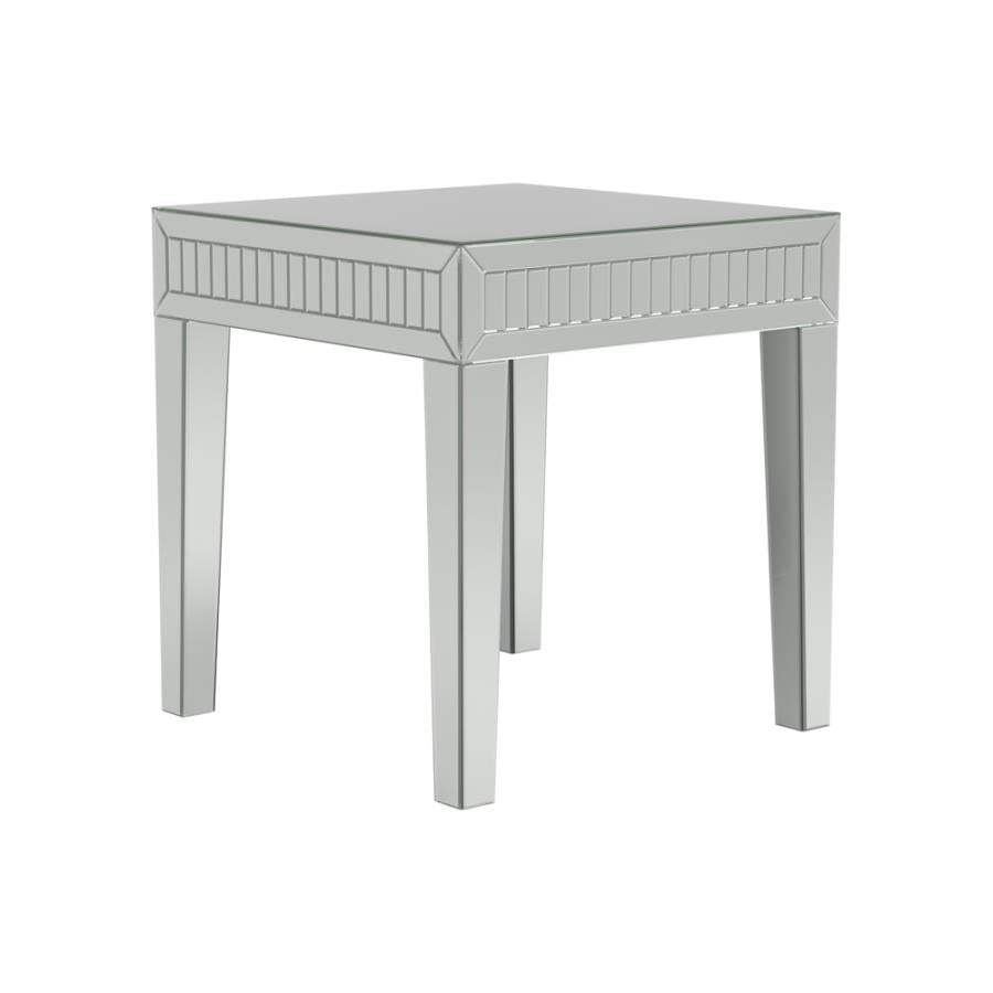 Coaster Whitfield Square End Table Silver Model 723317
