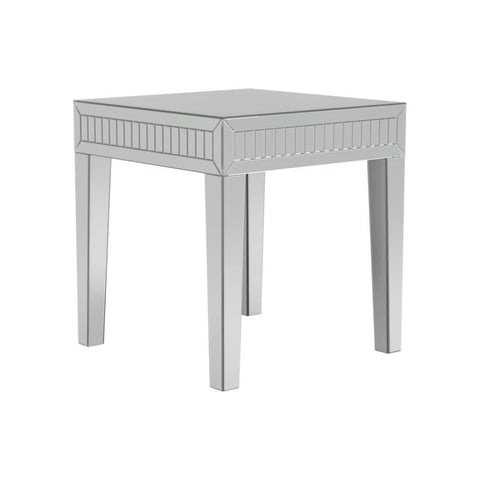 Coaster Whitfield Square End Table Silver Model 723317