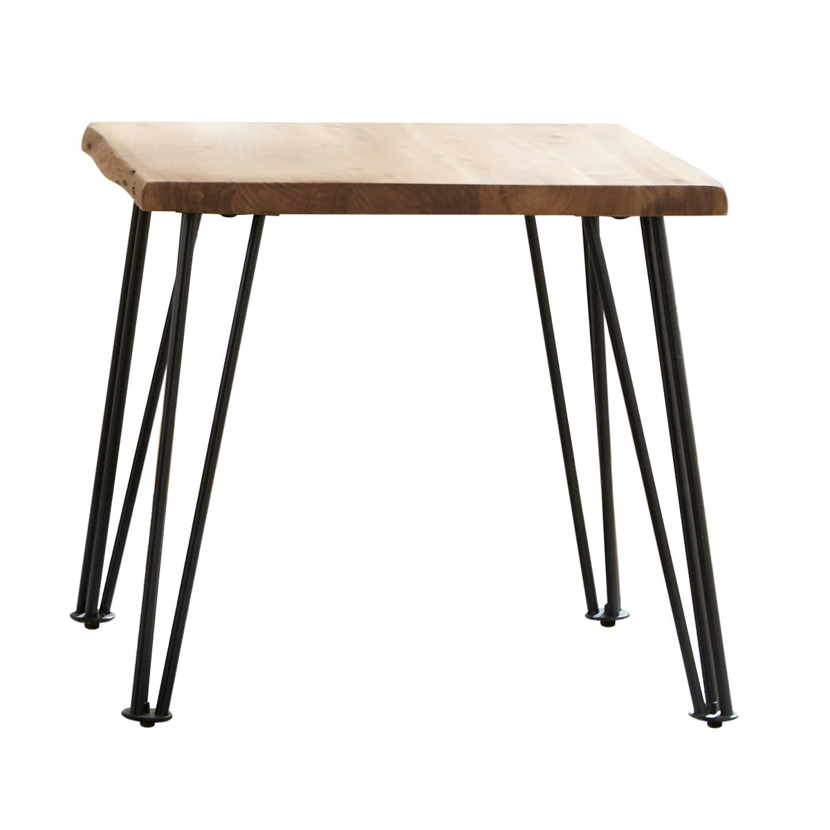 Coaster Zander End Table with Hairpin Leg Natural and Matte Black Model 723497