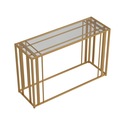 Coaster Adri Metal Frame Sofa Table Matte Brass Model 723609
