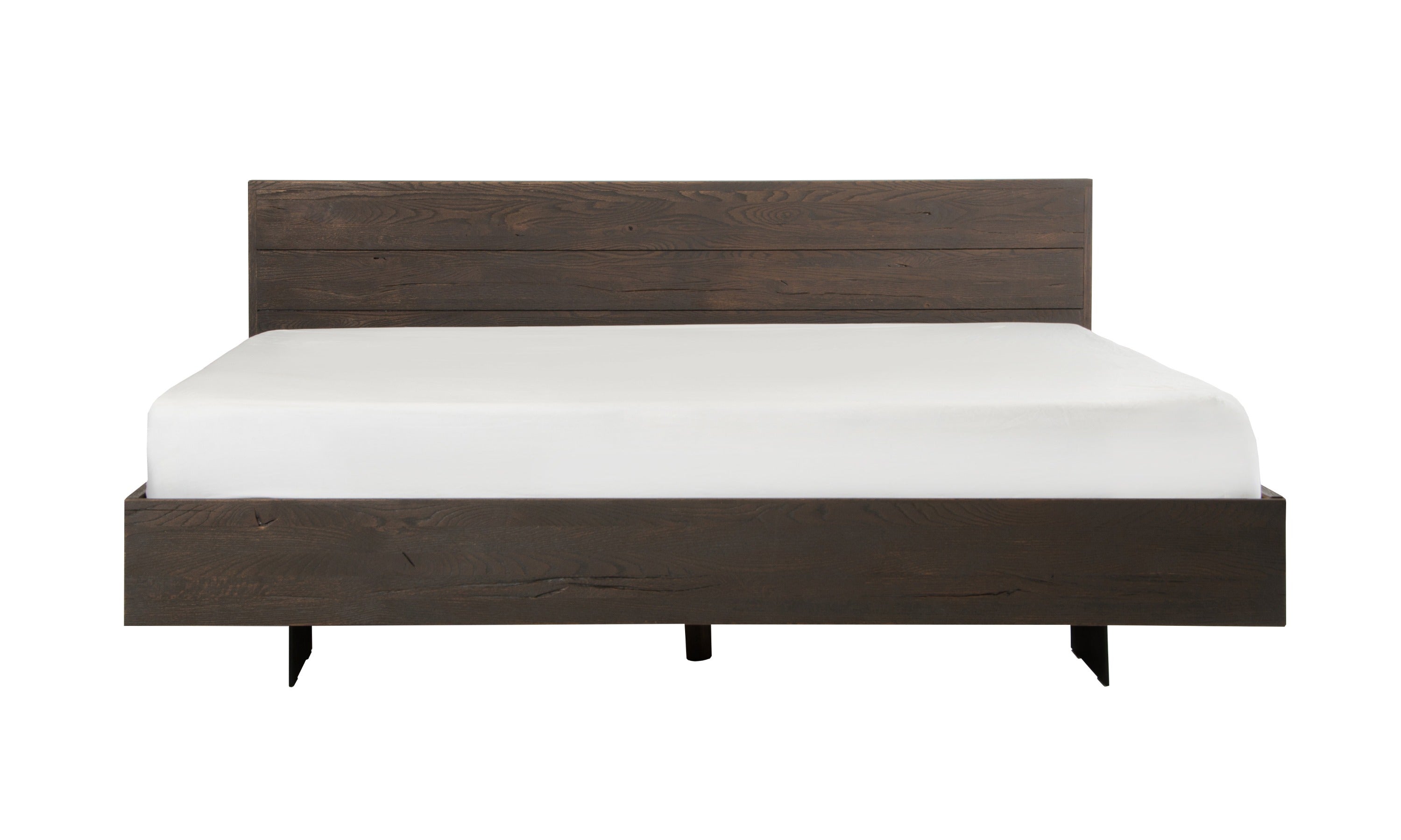 Modrest Selma Modern Dark Aged Oak Bed Model VGEDSELMA-BED