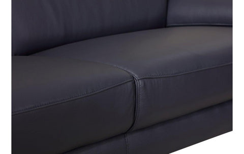 727 DivanItalia Navy Chair – Top Grain Italian LeatherModel:  727-NAVY-CH