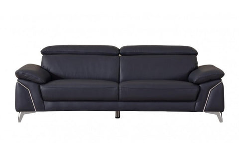 727 DivanItalia Navy Sofa – Top Grain Italian LeatherModel:  727-NAVY-S