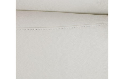 727 DivanItalia White Sofa – Top Grain Italian LeatherModel:  727-WHITE-S