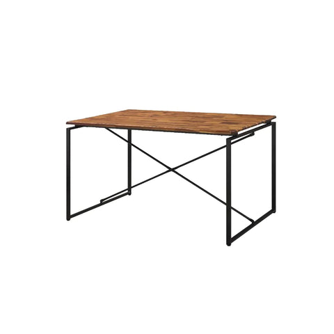 Jurgen Oak & Black Dining Table Model 72910 By ACME Furniture