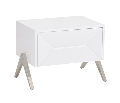 Modrest Candid Modern White Nightstand Model VGVCN1109