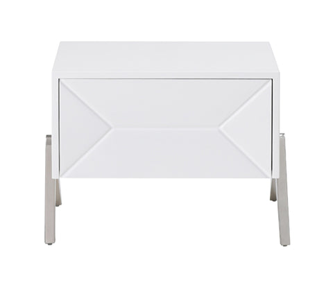 Modrest Candid Modern White Nightstand Model VGVCN1109