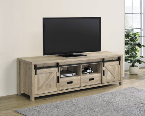 Coaster Madra Rectangular TV Console with 2 Sliding Doors Model 736263