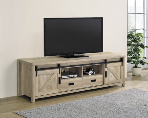 Coaster Madra Rectangular TV Console with 2 Sliding Doors Model 736263