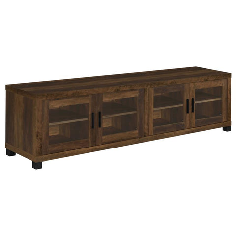 Coaster Sachin Rectangular TV Console with Glass Doors Model 736293