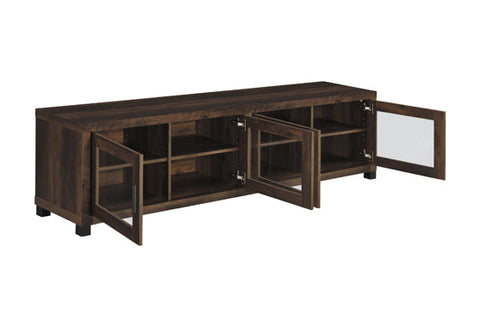 Coaster Sachin Rectangular TV Console with Glass Doors Model 736293