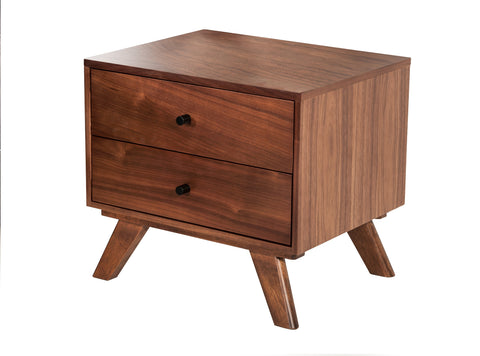 Modrest Addison Mid Century Modern Walnut Nightstand Model VGMABR-38-NS