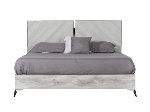 Nova Domus Alexa Italian Modern Grey Bed Model VGACALEXA-BED