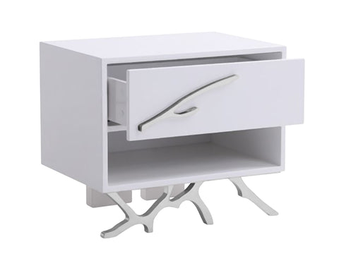 Modrest Legend Modern White Nightstand Model VGVCN8111-WHT