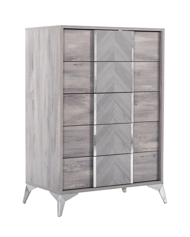 Nova Domus Alexa Italian Modern Grey Chest Model VGACALEXA-CHEST