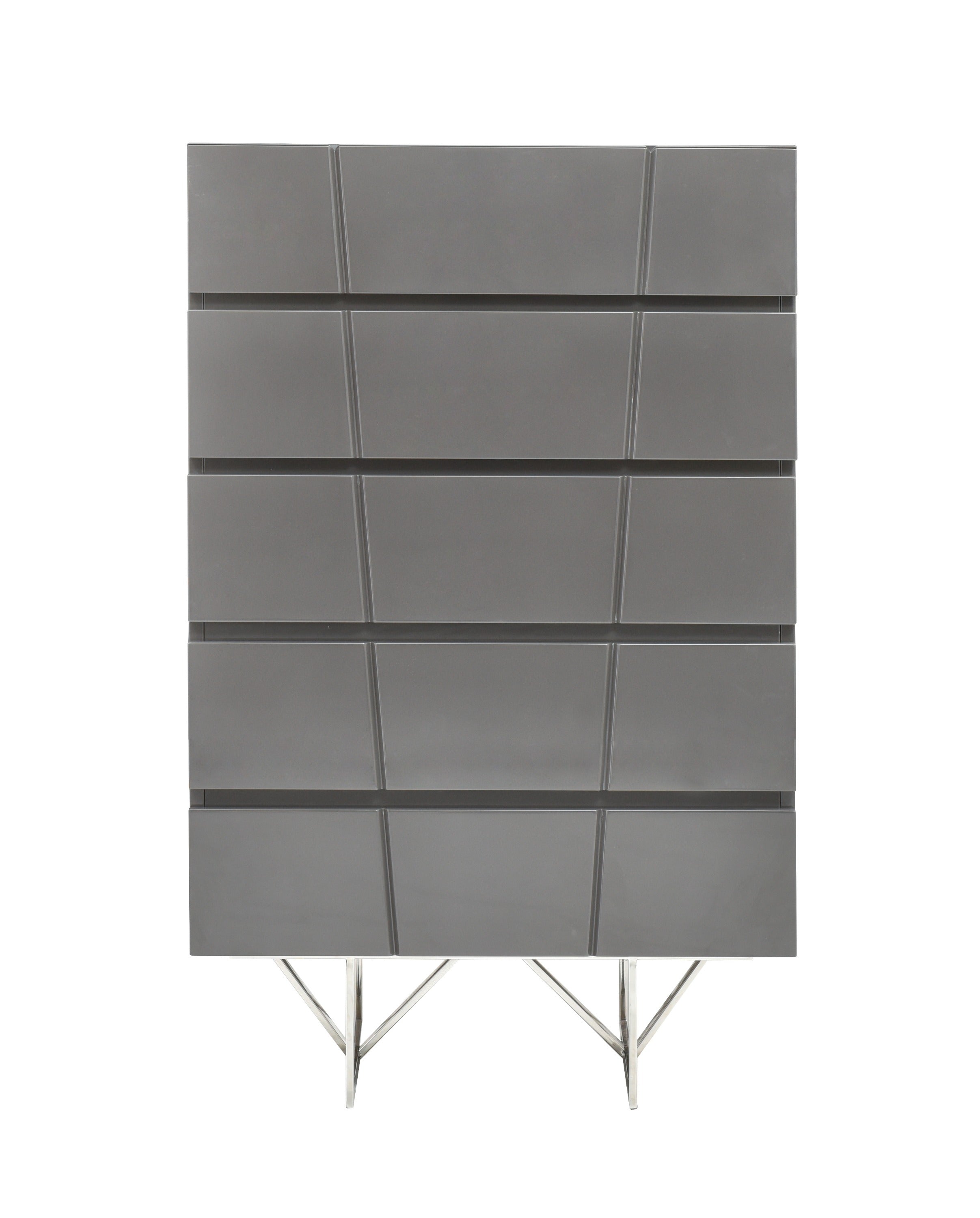 Modrest Chrysler Modern Grey Chest Model VGVCJ8978-5H-GRY