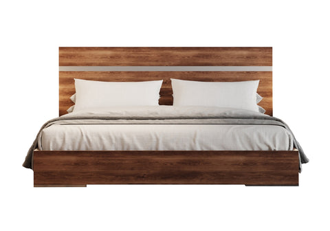 Nova Domus Lorenzo Italian Modern Light Oak Bed Model VGACLORENZO-BED