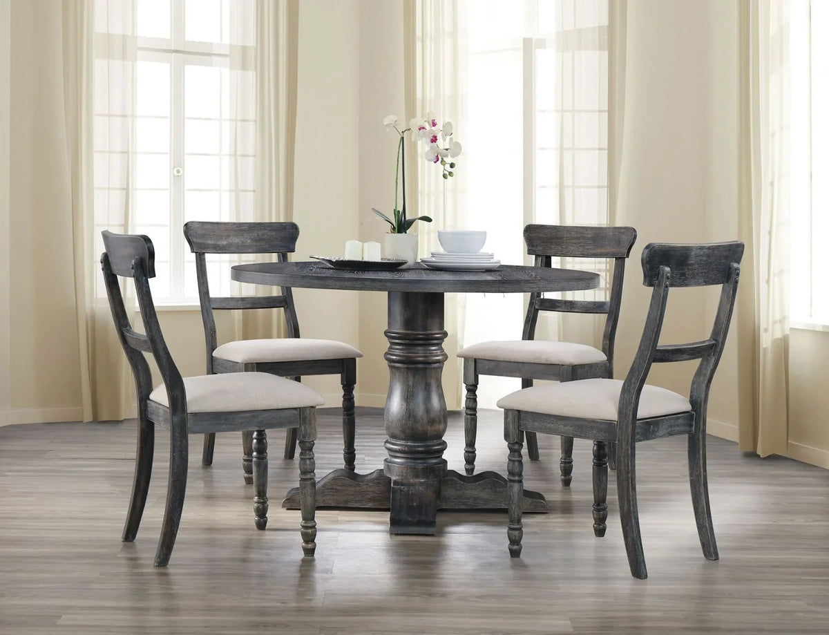 Leventis Weathered Gray Dining Table Model 74640 By ACME Furniture