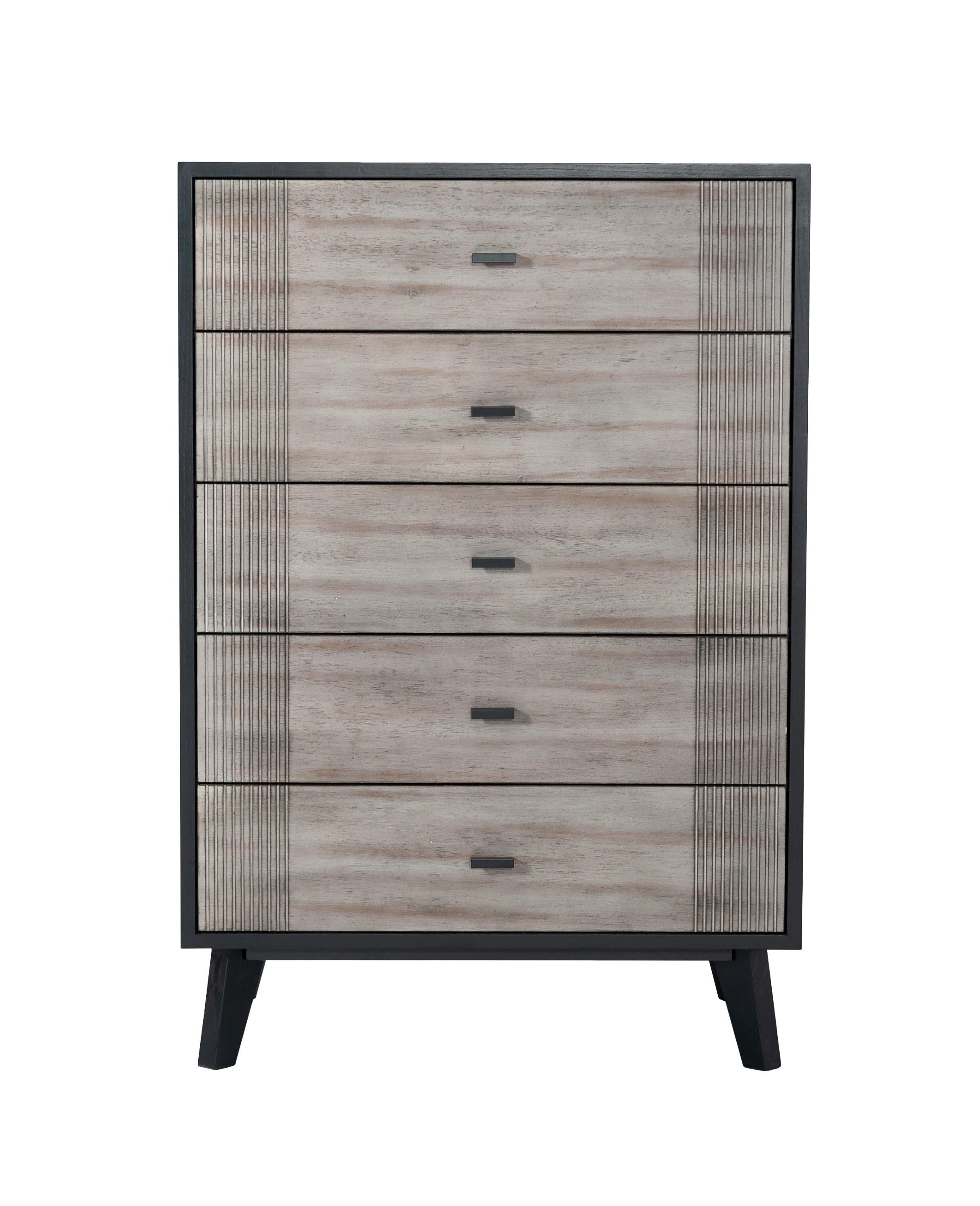 Nova Domus Panther Contemporary Grey & Black Chest Model VGMABR-77-CHEST