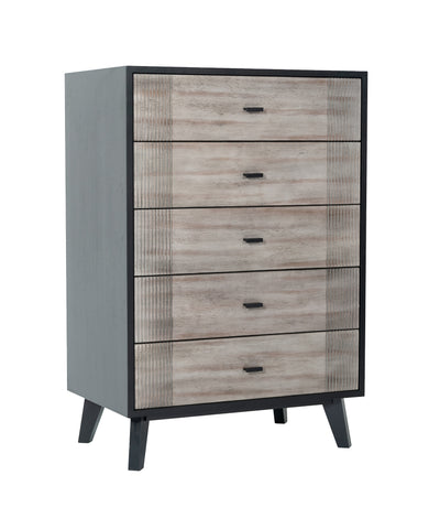 Nova Domus Panther Contemporary Grey & Black Chest Model VGMABR-77-CHEST