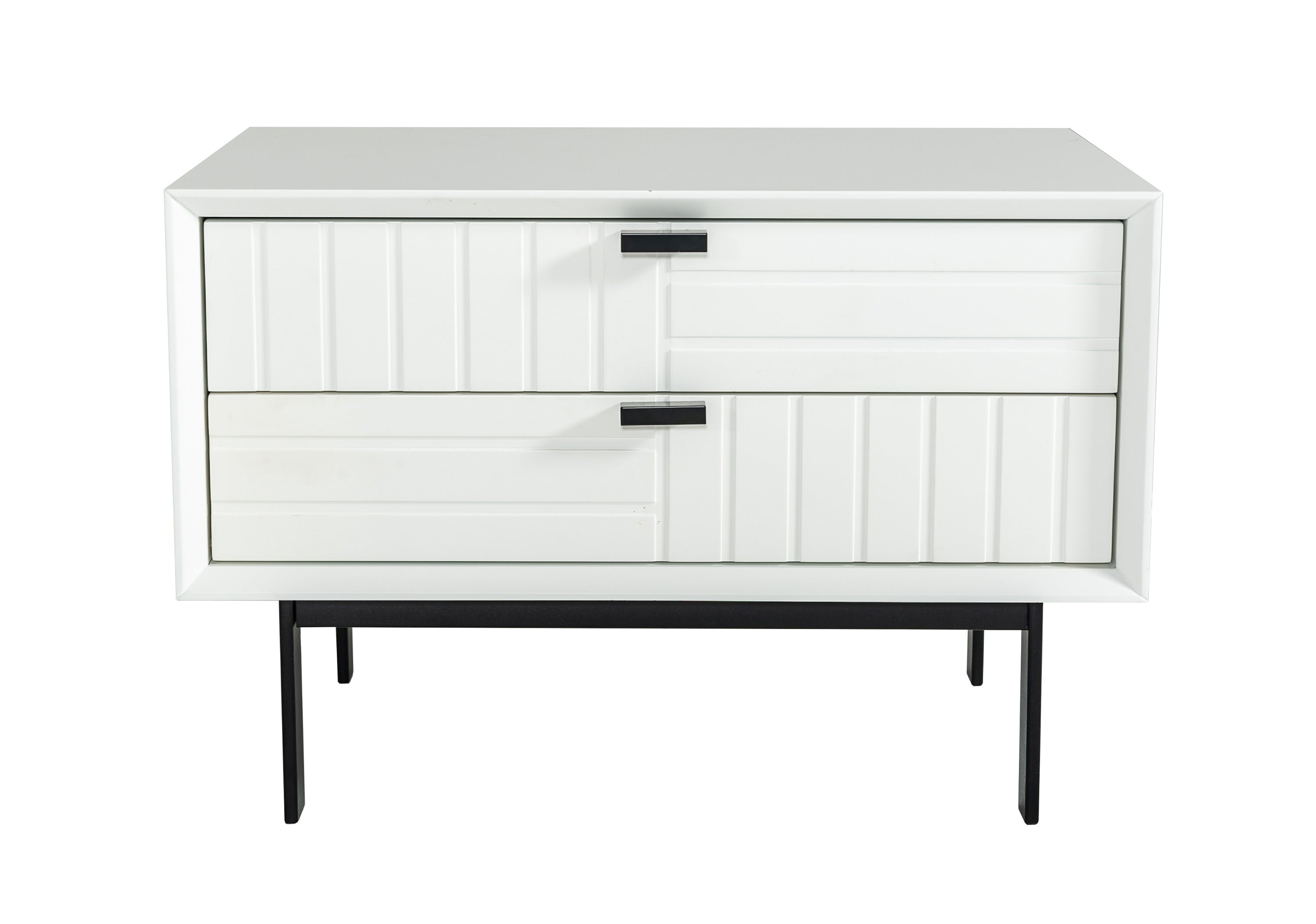 Nova Domus Valencia Contemporary White Nightstand Model VGMABR-76-NS