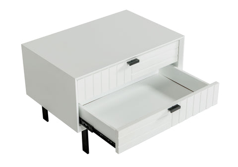 Nova Domus Valencia Contemporary White Nightstand Model VGMABR-76-NS