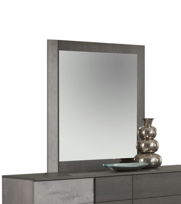 Nova Domus Palermo Italian Modern Faux Concrete & Grey Mirror Model VGACPALERMO-MIR