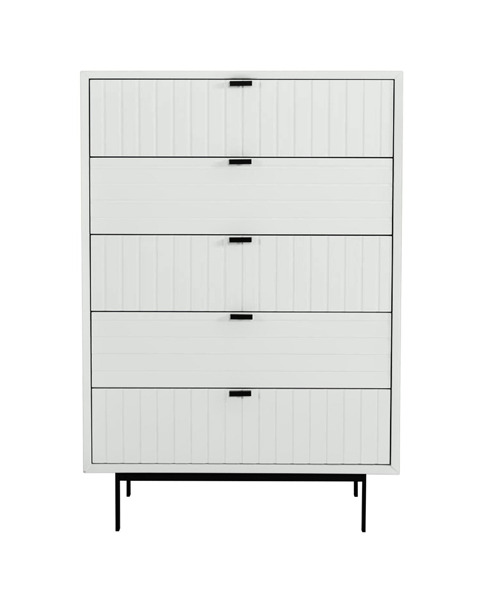 Nova Domus Valencia Contemporary White Chest Model VGMABR-76-CHEST