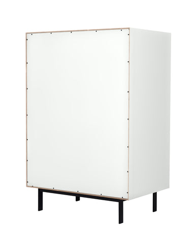 Nova Domus Valencia Contemporary White Chest Model VGMABR-76-CHEST