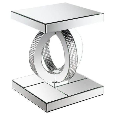Coaster Breena Square End Table Mirror Model 753277