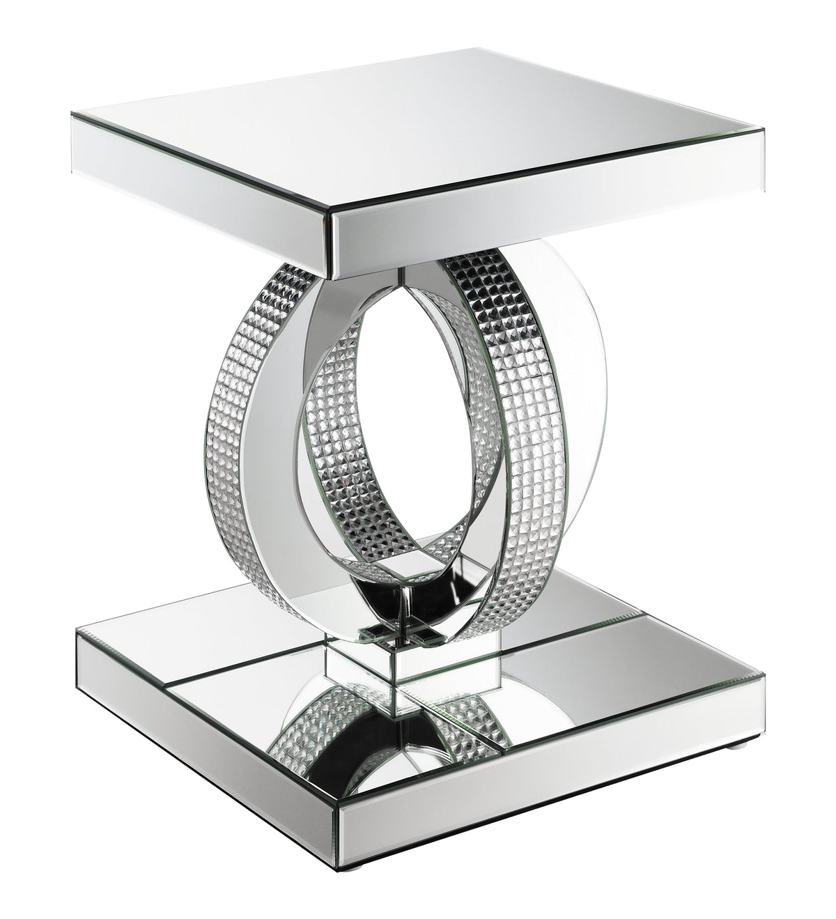 Coaster Breena Square End Table Mirror Model 753277
