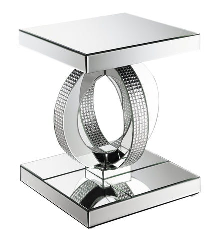 Coaster Breena Square End Table Mirror Model 753277