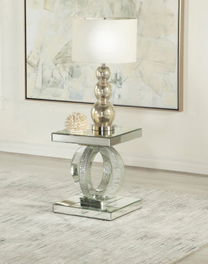 Coaster Breena Square End Table Mirror Model 753277