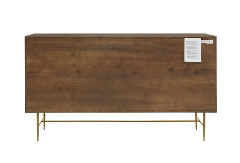 Modrest Selena Modern Acacia & Brass Dresser Model VGNX18151