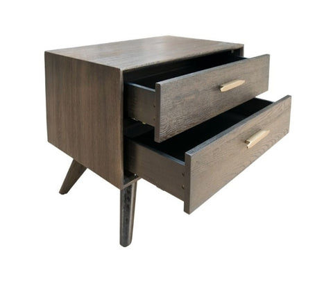 Modrest Novak Modern Dark Oak Nightstand Model VGLBNANT-NS60