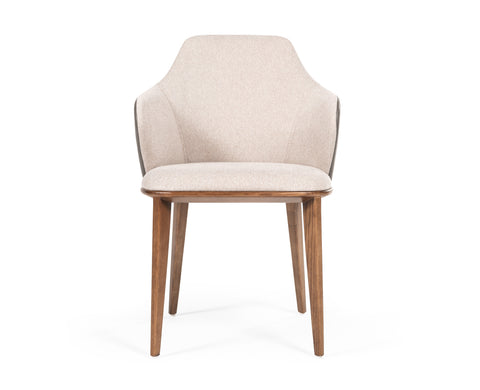 Modrest Megan Modern Beige & Grey Dining Chair By VIG Furniture