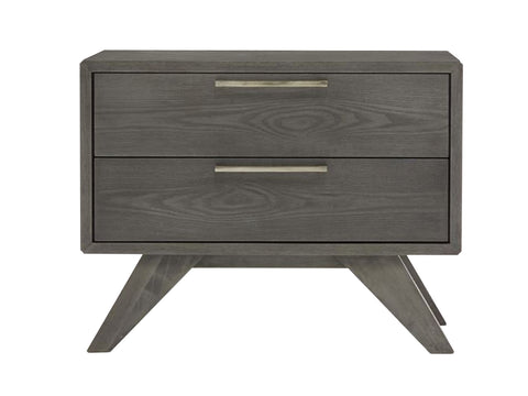 Nova Domus Soria Modern Grey Wash Nightstand Model VGMABR-32-NS-GRY