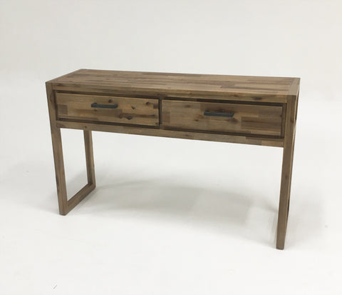 Modrest Mandy Modern Nutmeg Acacia Console & End Table Set Model VGWHMANDY-NUT