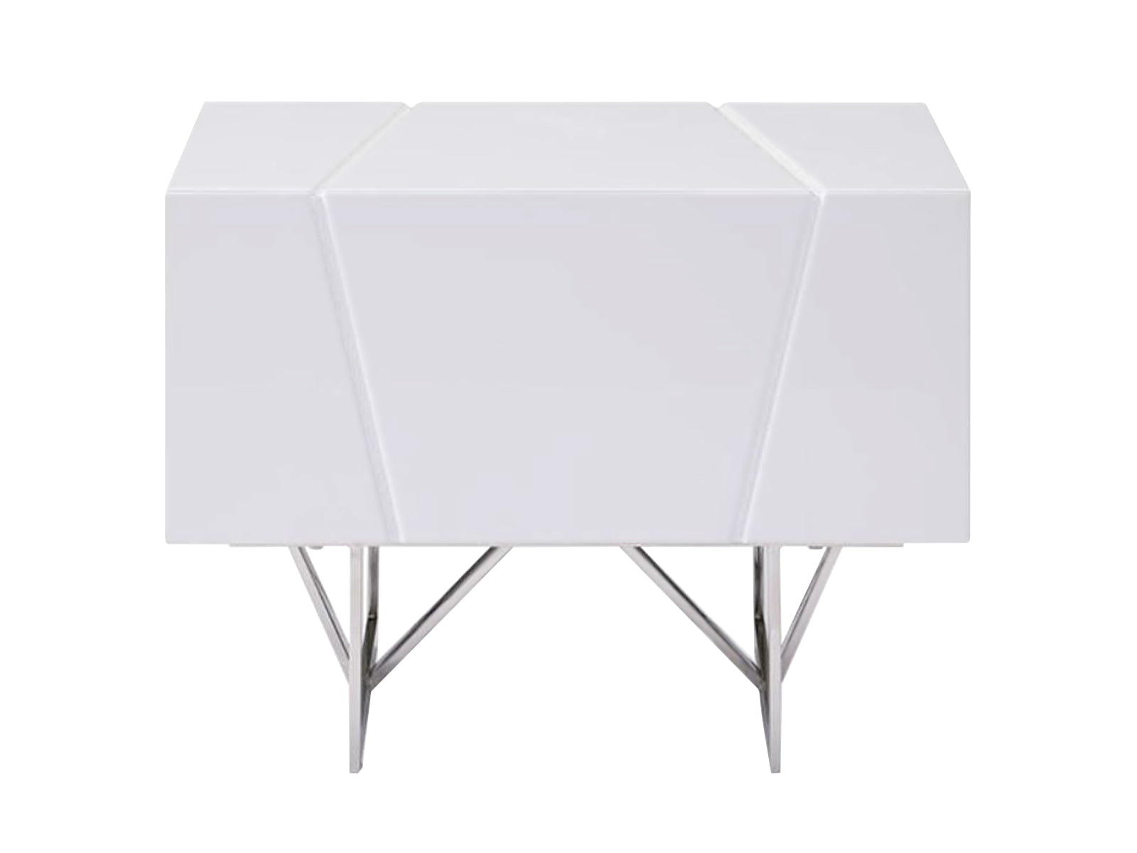 Modrest Chrysler Modern White Nightstand Model VGVCN8978-WHT