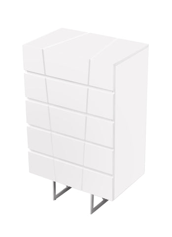Modrest Chrysler Modern White Chest Model VGVCJ8978-5H-WHT