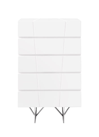 Modrest Chrysler Modern White Chest Model VGVCJ8978-5H-WHT