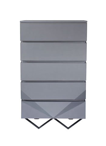 Modrest Duke Modern Grey & Black Gun Chrome Chest Model VGVCJ811-5H-GRY