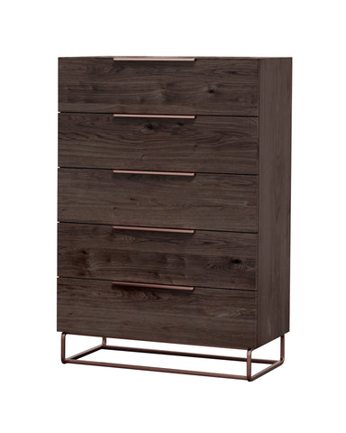 Nova Domus Benzon Modern Dark Rovere Chest Model VGACBENZON-CHEST