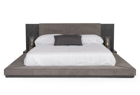 Queen Nova Domus Jagger Modern Grey Bed Model VGMABR-55-GRY-BED-Q