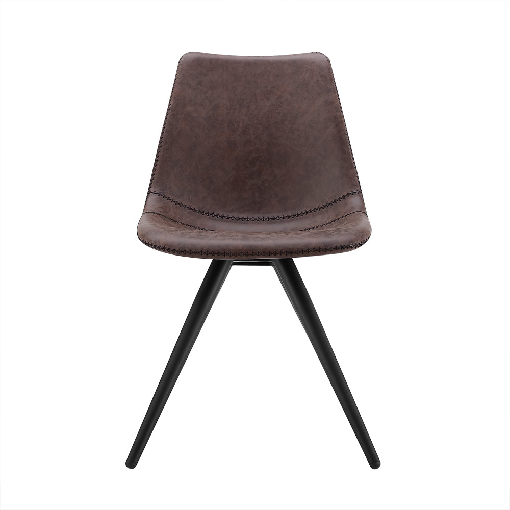 Modrest Condor Modern Brown Dining Chair (Set Of 2) Model VGEWF3218BA
